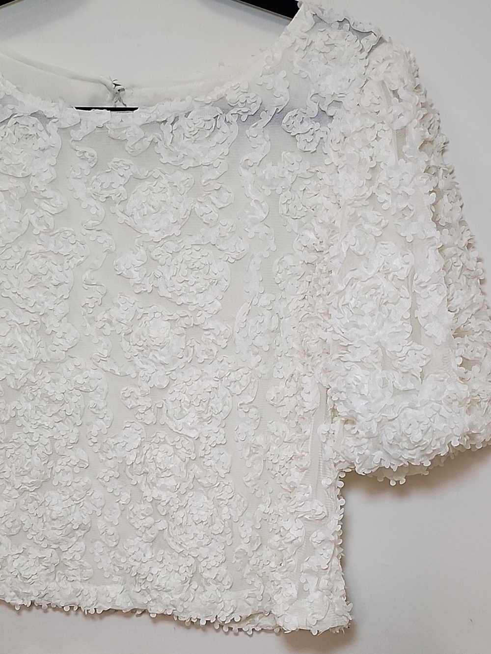 Anthropologie Maeve Presley Applique Blouse Size Small - Picture 9 of 16